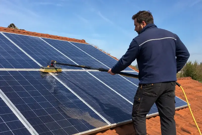 Nettoyage et entretien de panneaux solaires à Gaillères